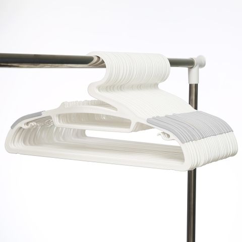 리벤스 NEW 프리미엄 논슬립옷걸이100개화이트