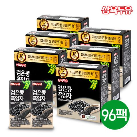 [국민카드5%할인](m)삼육두유 검은콩 흑임자 96팩