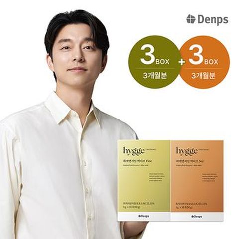 (저분자발효효소)덴프스 휘게엔자임 액티브(SoyX3+FineX3)총 6박스/6개월분