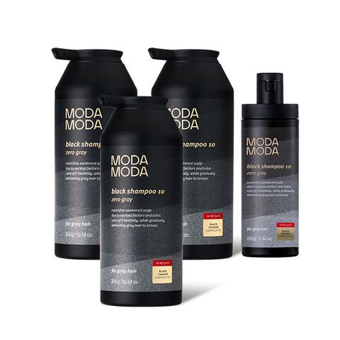 NEW 모다모다 자연갈변 탈모샴푸 300g 3통+100g 1통