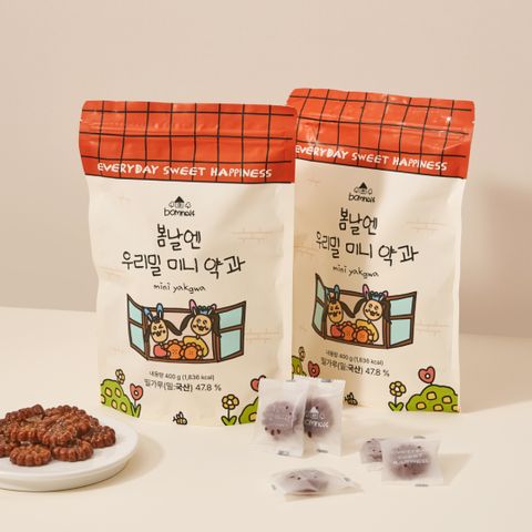 여수언니 봄날엔 우리밀 미니 약과 (400g)