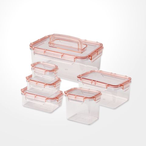 풀트라이탄 밀폐용기 핑크에디션 싱글구성(6종)