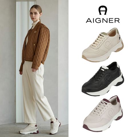 [런칭가 199.000원] 아이그너 여성 글룩 스니커즈