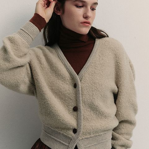 [모바일 ONLY] 셀렙샵에디션X허명욱 버튼업 부클 가디건