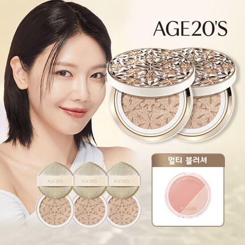 에이지투웨니스 AGE20S 커버쿠션 (전고객 정품 6종구성 커버쿠션5개용량+볼터치) 
