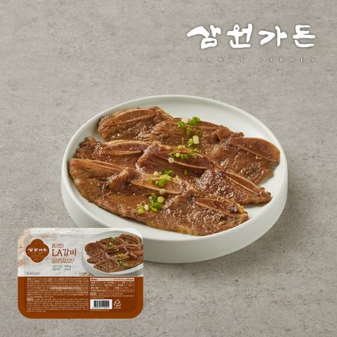 [삼성카드7%할인][삼원가든] LA갈비 400g x 8팩