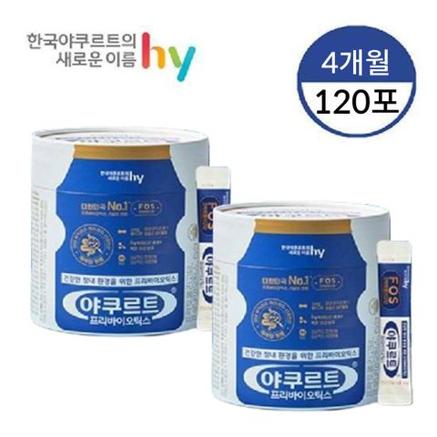 [내일도착] 에치와이 야쿠르트 프리바이오틱스 2통 (4개월분)