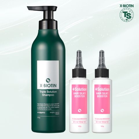 엑스비오틴샴푸트리플솔루션[샴푸실키부스터2개구성]