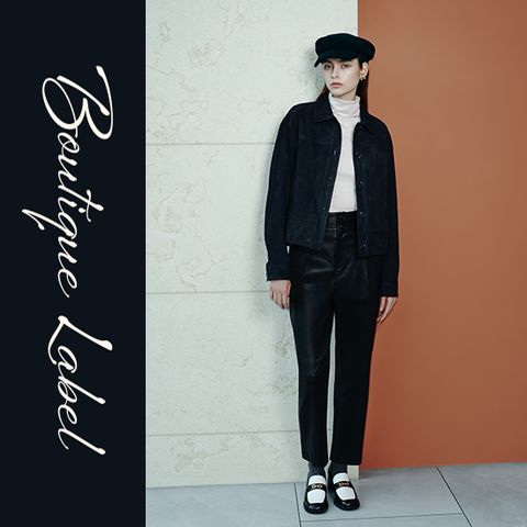 칼라거펠트 프리미엄 램스킨 가죽 팬츠