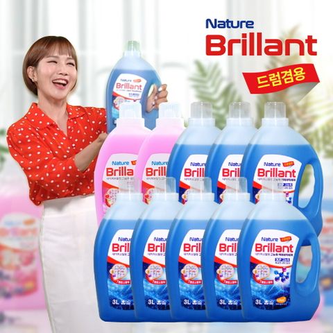 (재)갓성비 최강! 고농축 액체세탁세제 3리터 * 8통 +고농축 섬유유연제 3리터 * 2통