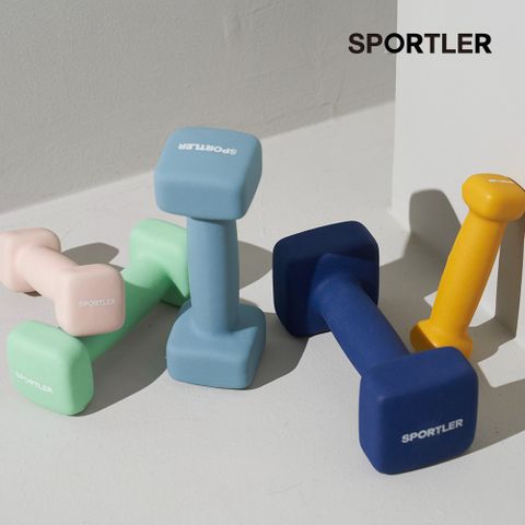 [비밀] 미용아령 네오프렌 여성 덤벨 여자 요가 필라테스 근력 미니 2개 세트