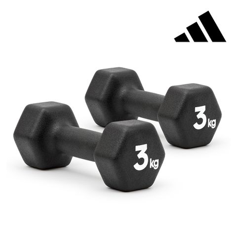 아디다스 육각 아령 3kg 세트 홈트 홈트레이닝 근력 운동 기구 용품 상체