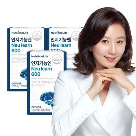 (1조 판매돌파 브랜드)뉴트리원 인지기능엔 뉴런 Neulearn 600 3박스(3개월분)