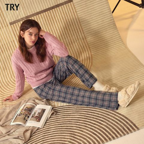 [NH카드5%할인]TRY 피치기모 파자마 팬츠 3종(여성)