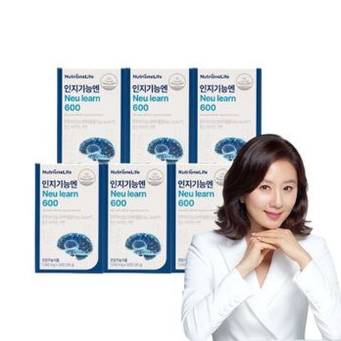 (1조 판매돌파 브랜드)뉴트리원 인지기능엔 뉴런 Neulearn 600 6박스(6개월분)