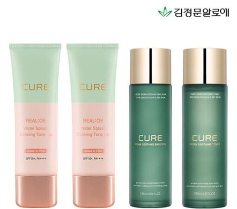[김정문알로에] 큐어 알로에 톤업 크림 기본구성ⓢ