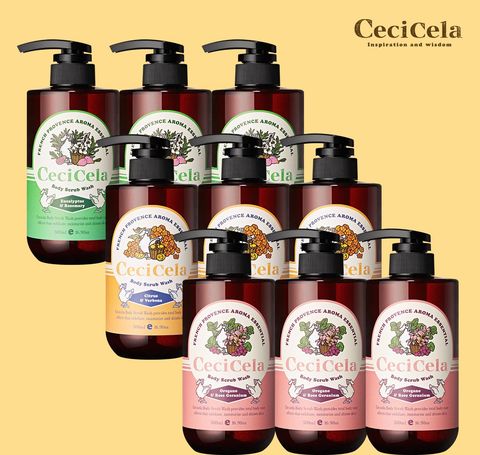 쎄씨쎌라 바디스크럽워시 9통