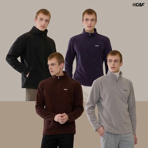 [Lecaf]르까프 남성 플리스 4종 세트(자켓 + 반집업 3종)