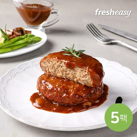 ■최현석의 한돈한우 함박스테이크 180g x5팩