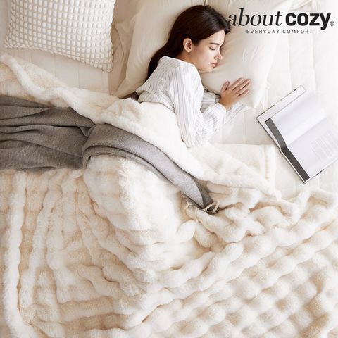 [어바웃코지] 프리미엄 30mm 웨이빙 라셀퍼 Q이불+담요