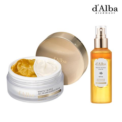dAlba]최신상 화이트트러플 반반 더블 크림+로얄세럼