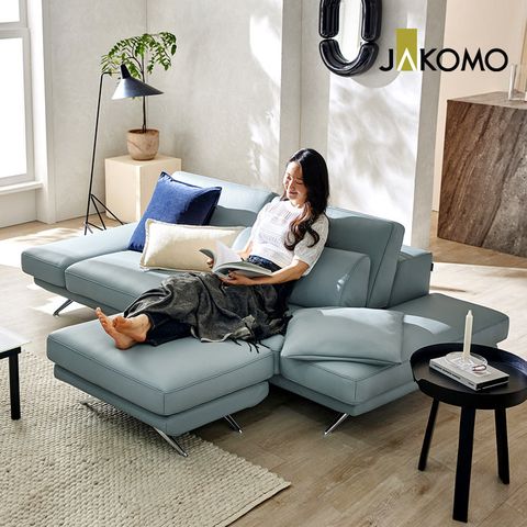 JAKOMO 시그니처 하이 3인 기능성 럭스 이태리 통가죽 천연면피