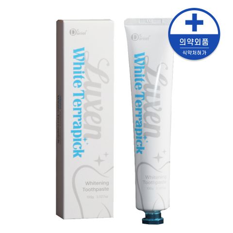 [식약처인증] 화이트닝 치약 치아 미백 화이트테라픽 미백치약 1개