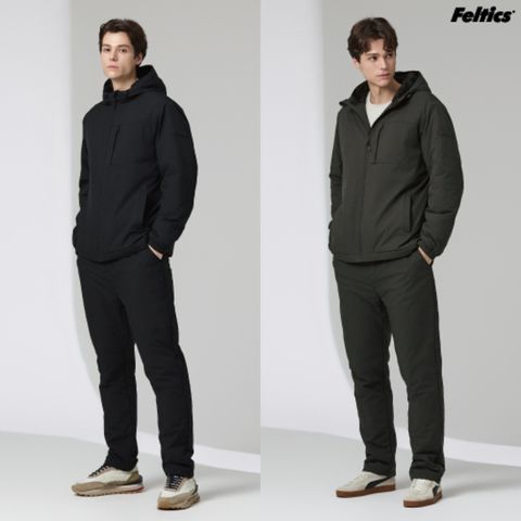 펠틱스 남성 패딩 보아퍼 기모 셋업 2종