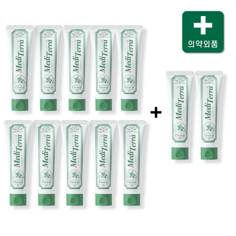[약국판매] 메디테라 잇몸치약 특허성분함유 10+2개입