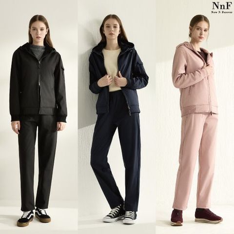 [NnF] 여성 보아퍼 기모 상하셋업 2종(후드집업점퍼+팬츠)