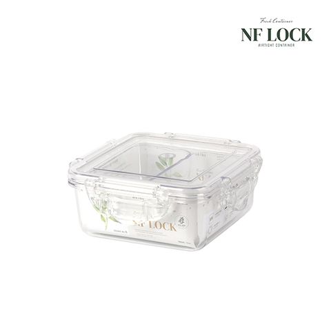 트라이탄 밀폐용기 정사각6호(칸막이/780ml)