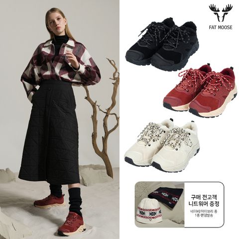 24FW 팻무스 여성 소가죽 알파인퍼 방한화 1종