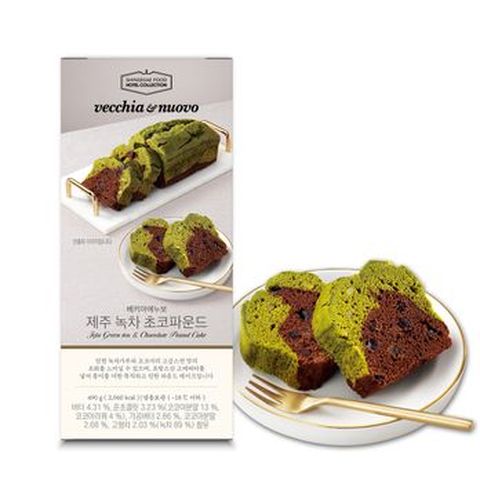 베키아에누보 제주 녹차 초코파운드 490g