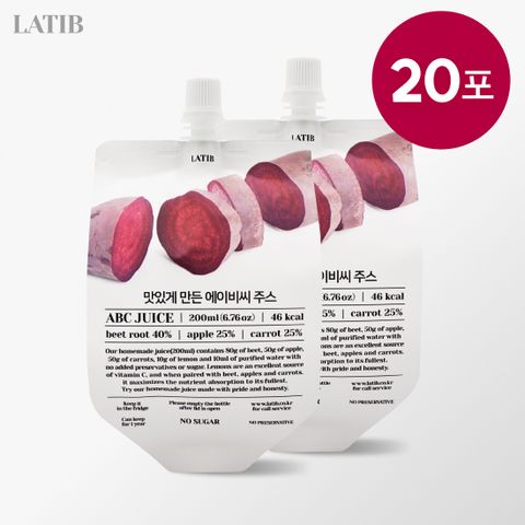 라티브 맛있게 만든 ABC주스 20팩