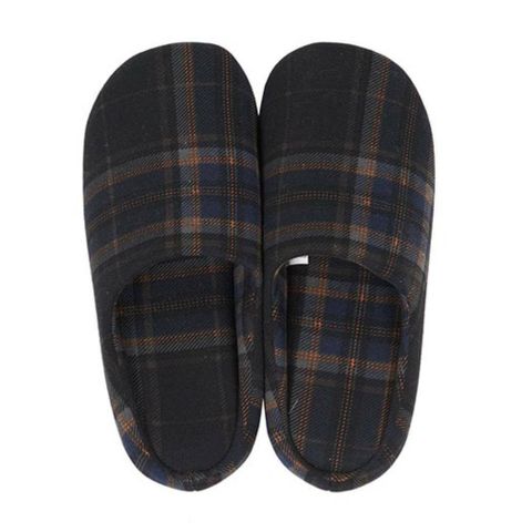 [삼성카드5%할인]라페어 블랙체크 남성 홈슈즈 LMSFH442-BK