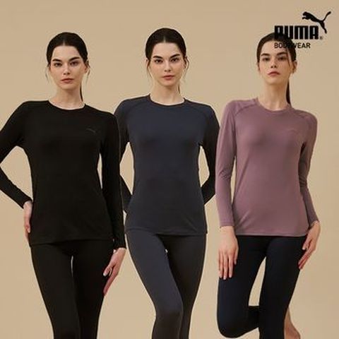 푸마 웜셀 여성 엠보기모 웜웨어 6종(상의 3종+하의 3종)