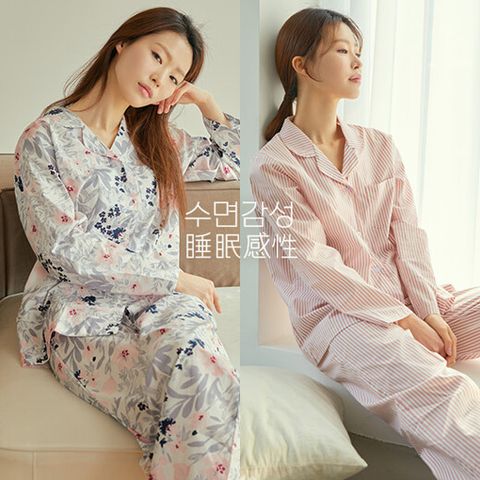 [睡眠感性]수면감성 여성용 홈웨어 2세트 S/S컬렉션 