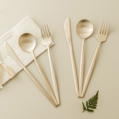 오부자 방짜유기 양식기 2인 세트