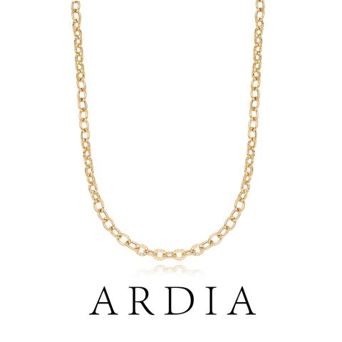 [카드 5%할인,일시불 할인]ARDIA 아르디아 18K 컷팅 체인 목걸이
