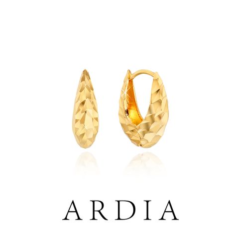 [카드 5%할인]ARDIA 아르디아 18K 미러 커팅 귀걸이