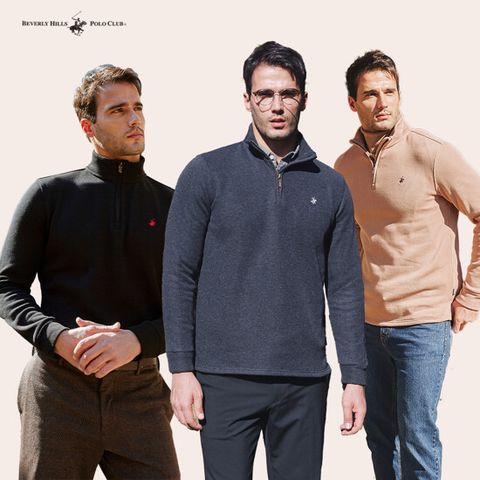 비버리힐즈폴로클럽 24FW 남성 윈터 하프집업 스웻셔츠 3종