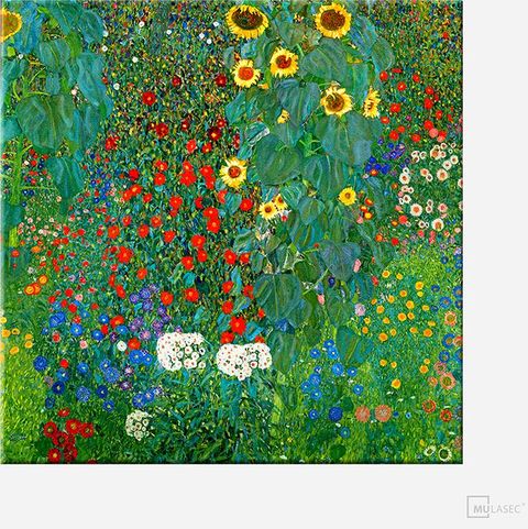 클림트 꽃이 있는 농장정원