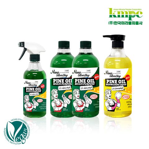 은나노스텝시즌4 다용도500ml*1개+대용량2개+주방세제1개+펌프1