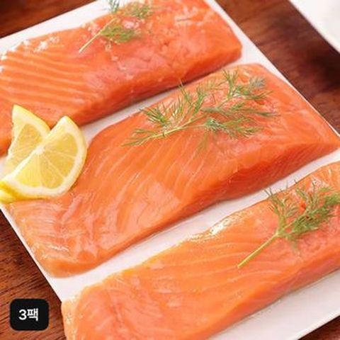 사조 연어회 250gX3팩(총 750g)+해동지 3장