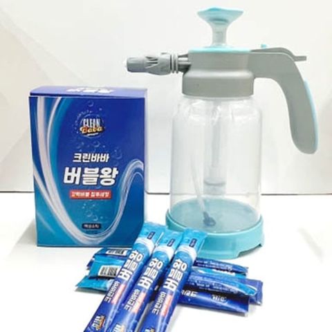 크린바바 한번에 싹 버블왕 100포 + 전용분사기