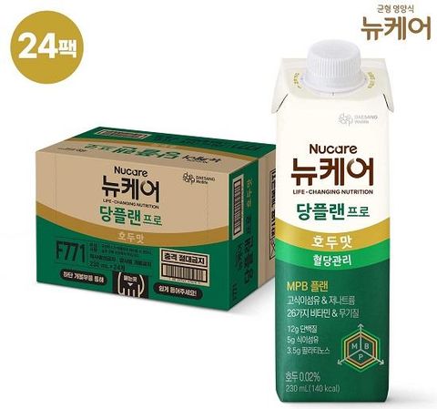 [대상]뉴케어 당플랜프로 호두맛 24팩