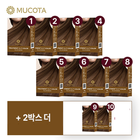 [선택2] 무코타 트리트먼트 염색제 시즌2 10박스