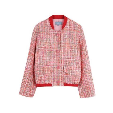 ●뉴시즌 트위드 보머 자켓