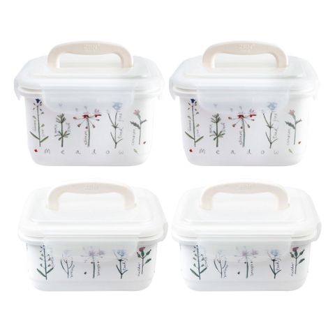 [대용량세트]레이첼바커 메도우플라워 밀폐도자기 4종
