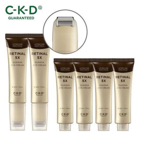 [삼성카드5%할인]최신상 (종근당건강) CKD 레티날 5X 괄사 아이크림 30ml x 총 6개 (본품 2개 + 리필 4개) 패키지 